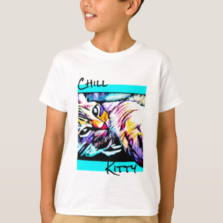 chill kitty purple T-Shirt