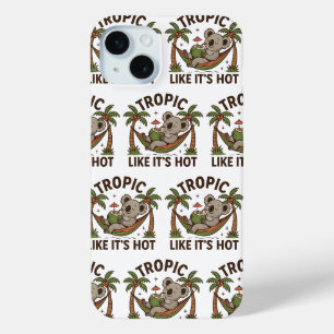 Chill Koala Vibes iPhone 15 Plus Case