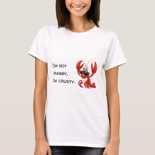Chill Lobster Tee – Cartoon Beach Style Shirt with (Front)