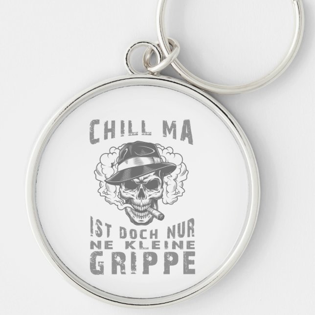 Chill ma Corona Keychain (Front)