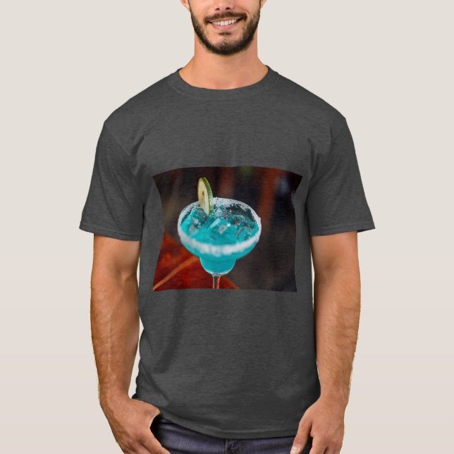 Chill Margarita Cocktail Vibes T-Shirt (Front)