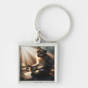 Chill Monkey Keychain