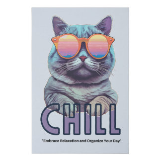 Chill Motivational Inspirational Canvas Print