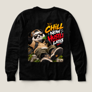 Chill Now Hustle Later Cool Sloth Streetwear Sweat Tri-Blend Shirts
