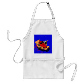 "chill out" adult apron