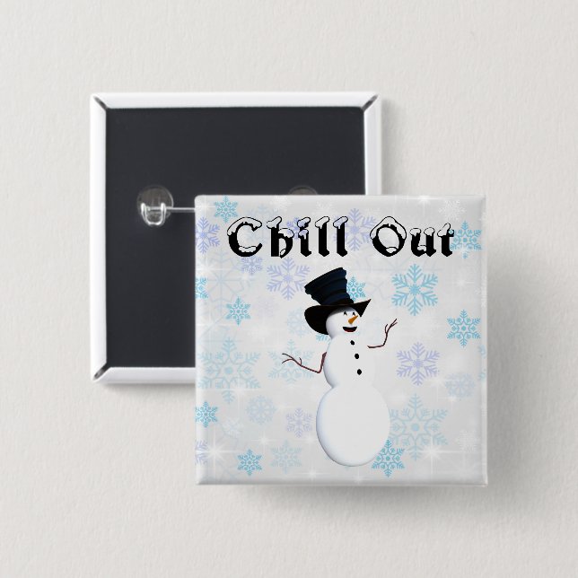 Chill Out Button (Front & Back)