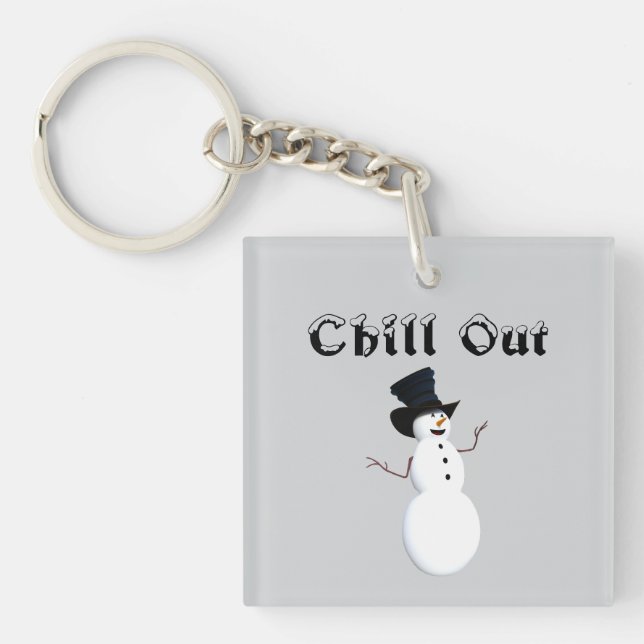 Chill Out Keychain (Front)