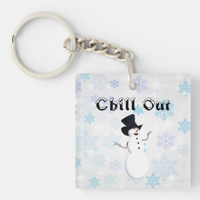 Chill Out Keychain (Front)