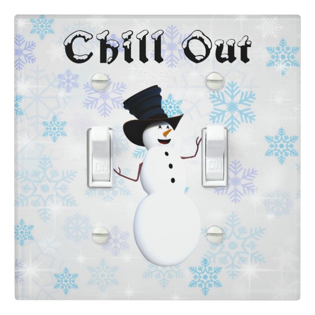 Chill Out Light Switch Cover (In Situ)