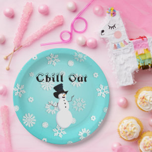 Chill Out Paper Plate