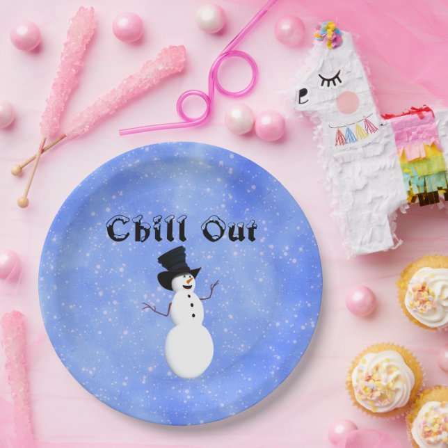 Chill Out Paper Plate (Party)