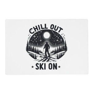 Chill out Ski on Placemat