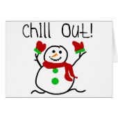 Chill Out Snowman (Front Horizontal)