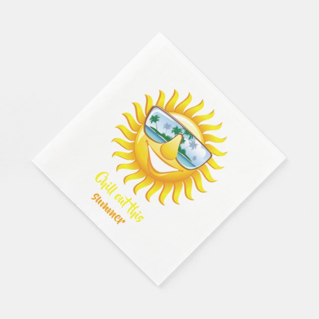 Chill Out This Summer Napkins (Corner)
