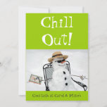 Chill Out: Winter Cocktail Party Invitation at Zazzle