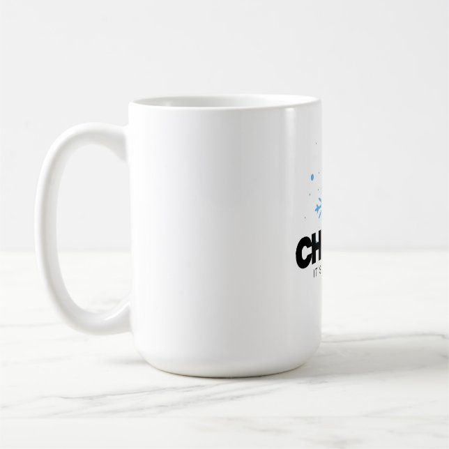 Chill Out Winter Snowflake Coffee Mug (Left)