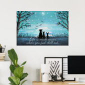 Chill Out Winter Sunset Poster (Home Office)