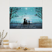 Chill Out Winter Sunset Poster (Kitchen)