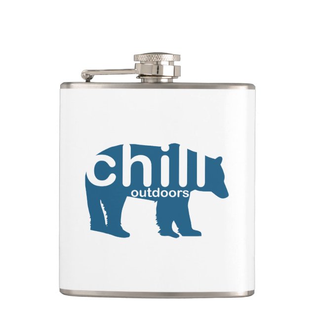 Chill Outdoors Bear Flask (Front)