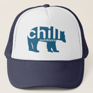 Chill Outdoors Bear Trucker Hat