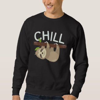 Chill Outfit Lazy Sloth Relaxing Sweatshirt