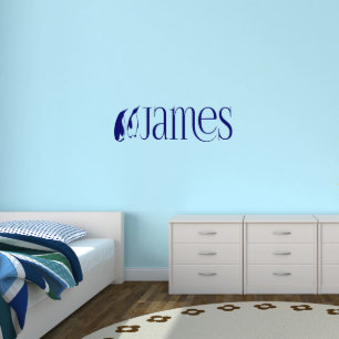 Chill Pair Of Penguins And Name Medium Wall Decal