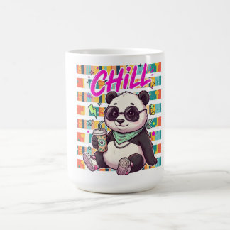 Chill Panda Bear Sunglasses Summer Graphic T-Shirt Coffee Mug