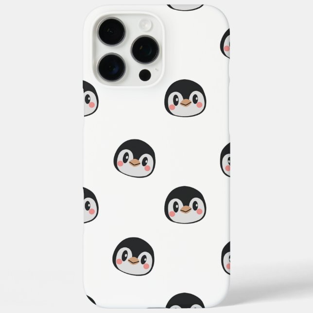  Chill Penguin Cute & Cool iPhone / iPad case (Back)