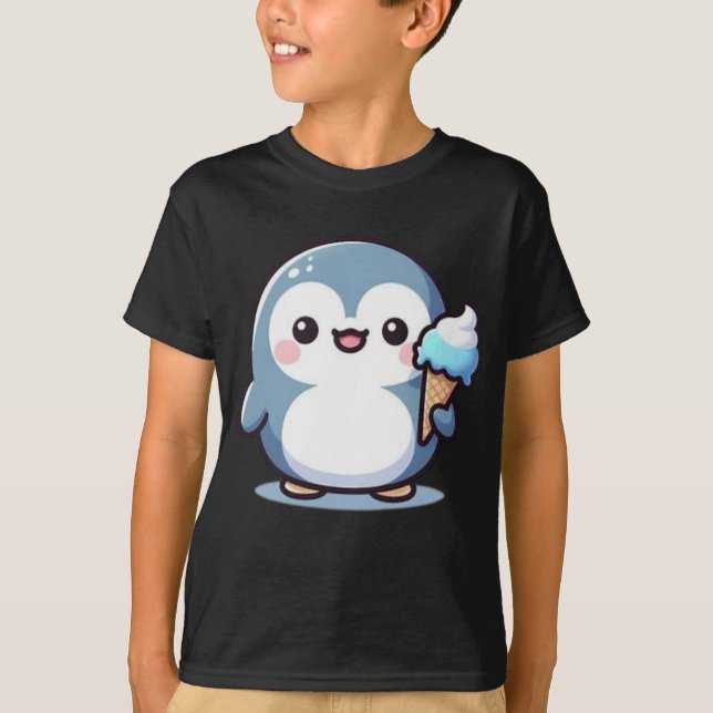 Chill Penguin – Sweetly Melting Moments T-Shirt (Front)