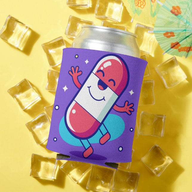 Chill Pill Can Cooler (In Situ Summer)