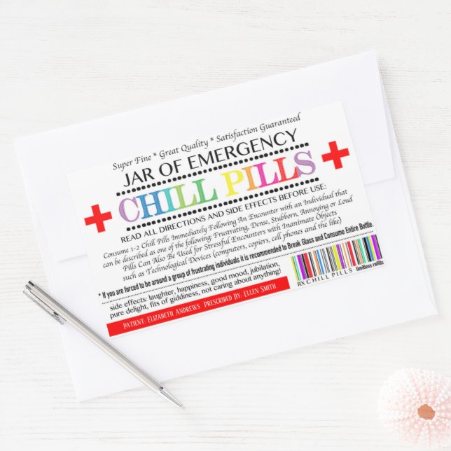 Chill Pill Label | Zazzle chill-pill-label-zazzle
