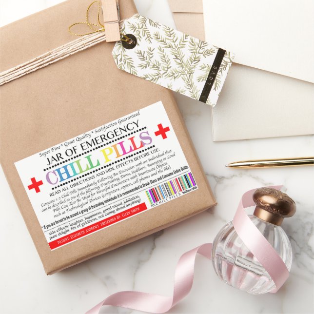 Chill Pill Label | Zazzle chill-pill-label-zazzle