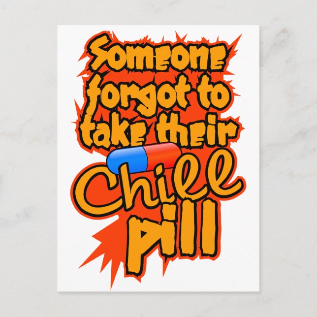 Chill Pill postcard (Front)