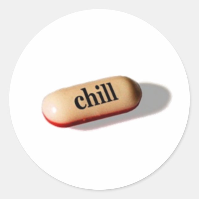 Chill Pill Sticker (Front)