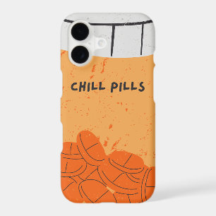 'Chill Pills' Medicine Bottle Good Vibes Humor iPhone 17 Case