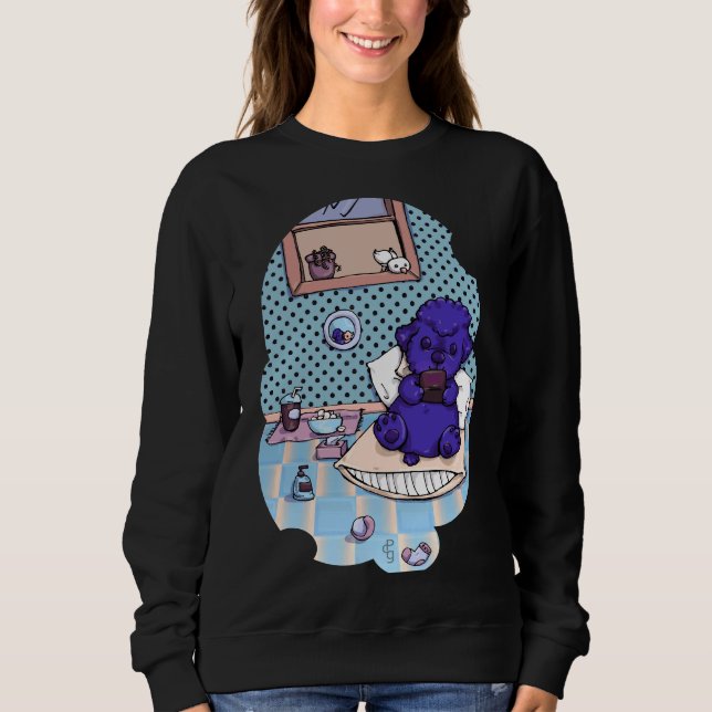 Chill Poodle Sweatshirt (Front)