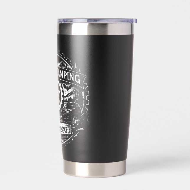 Chill Seekers Cryptid Camping Tumbler CSX (Left)