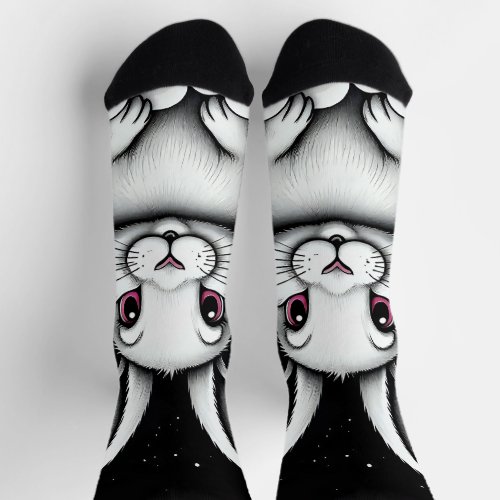 Chill Sky vibes Heavenly Bunny Socks