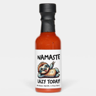 Chill Sloth Namaste Lazy Vibes Hot Sauces