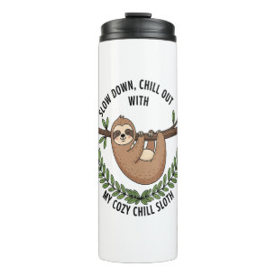 Chill Sloth, USA Animal Thermal Tumbler