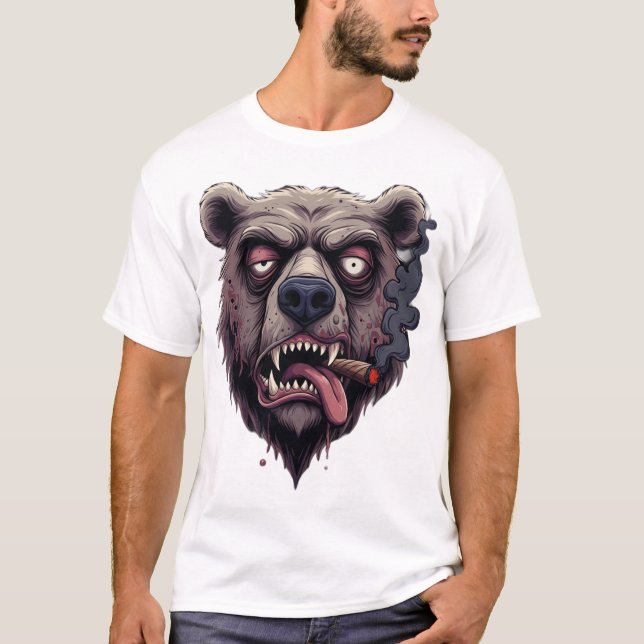Chill Smokey Bear Vibes T-Shirt (Front)