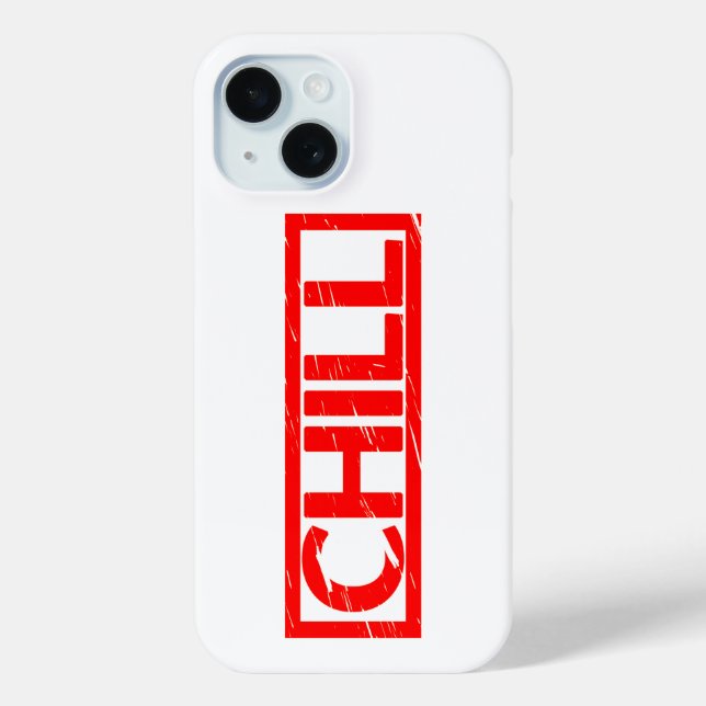 Chill Stamp Case-Mate iPhone Case (Back)