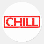 Chill Stamp Classic Round Sticker