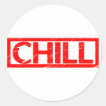 Chill Stamp Classic Round Sticker