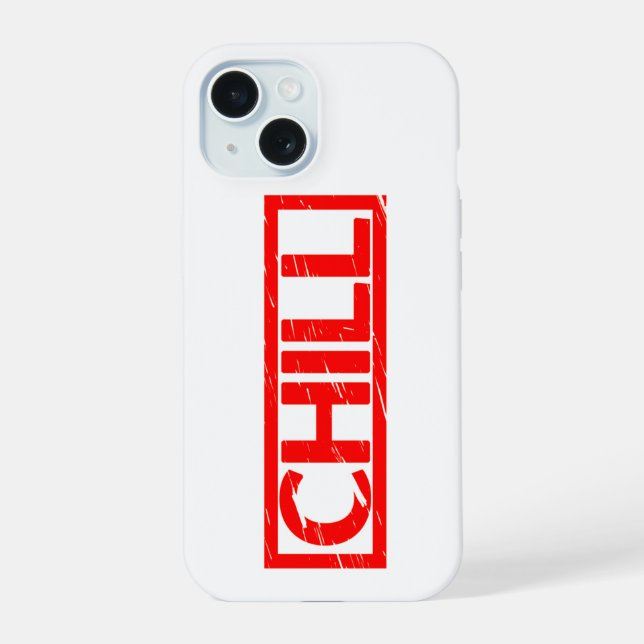 Chill Stamp Iphone Case (Back)