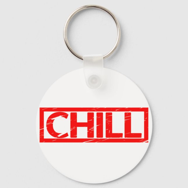 Chill Stamp Keychain (Front)