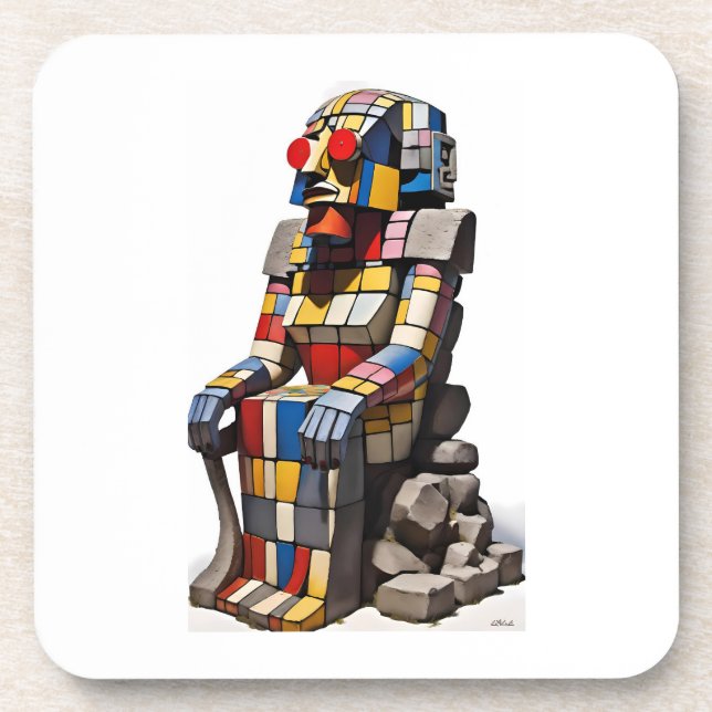 Chill Summer Beverage Coaster (Front)