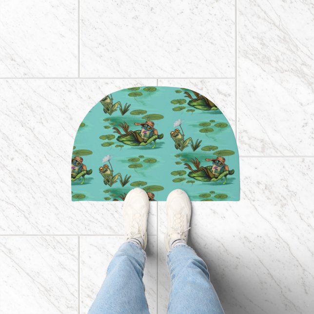 Chill Summer Frogs Doormat (Indoor)