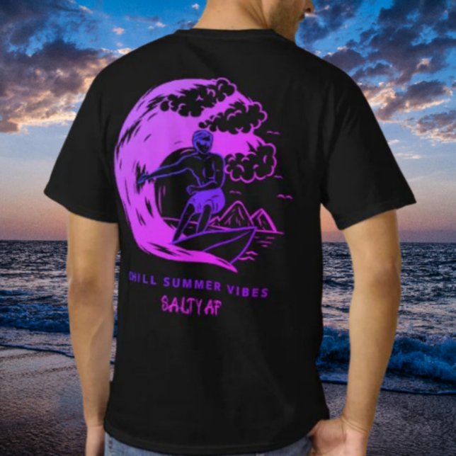 Chill Summer Vibes Purple by Salty AF  T-Shirt (Creator Uploaded)