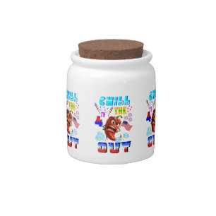 Chill The 4th Out Candy Jar